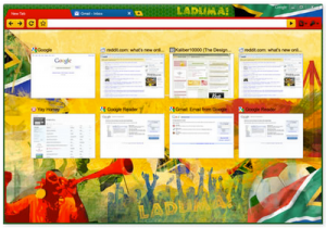 Chrome themes for world cup