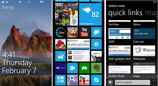 Lumia 920 screenshots