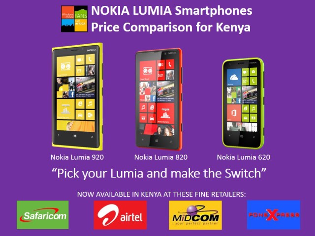 Nokia Lumia deals in Kenya