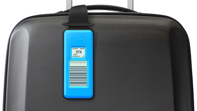 reuseable e-ink luggage tags