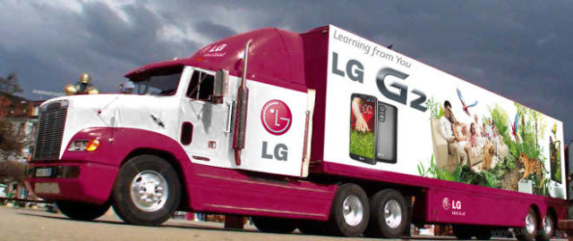 LG G2 truck