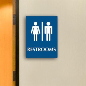 restroom pictogram