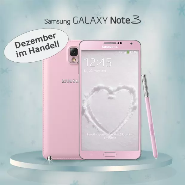 Bluish Pink Galaxy Note 3