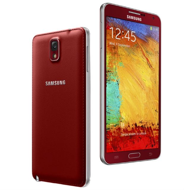 Red Galaxy Note 3