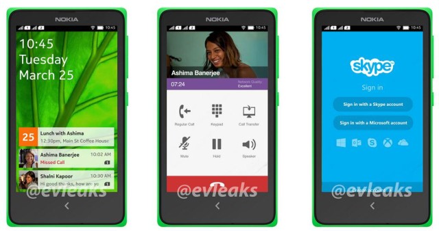 Nokia Android phone UI