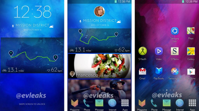 Samsung new smartphone UI