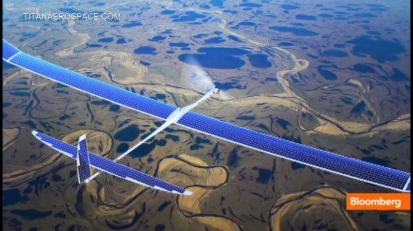 Solar Powered Drones Facebook intends to use to beam internet to unconnected areas in the world