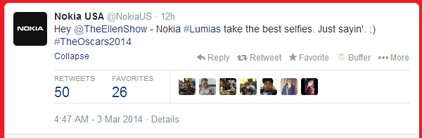 Nokia Oscars 3