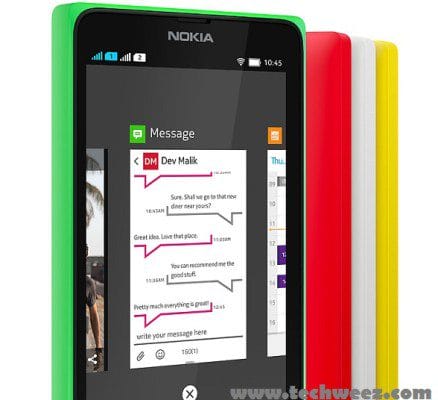 Nokia X Homescreen Switch