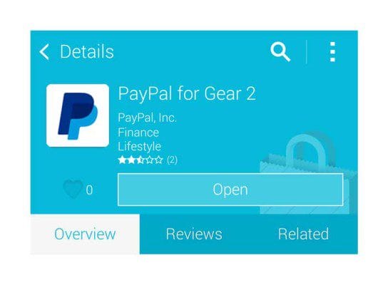 Paypal for Gear 2