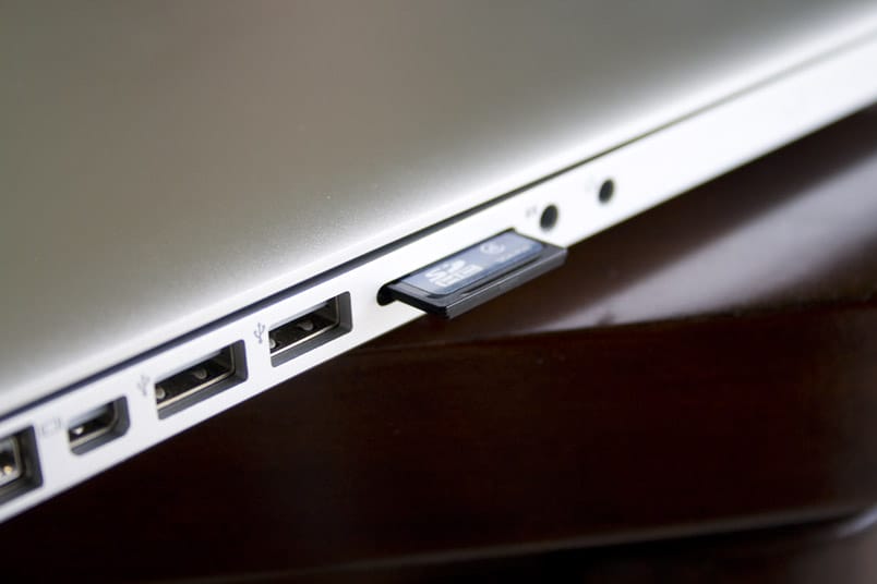 imac sd card slot location