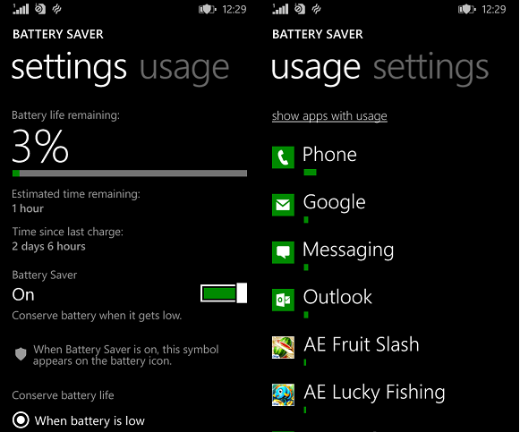 Lumia 530 battery