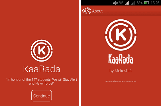 Kaa Rada app