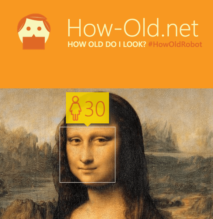 Mona Lisa how-old.net demo - techweez
