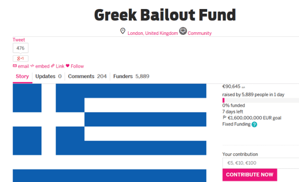 Indiegogo Greece Project