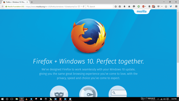 Firefox 40 update