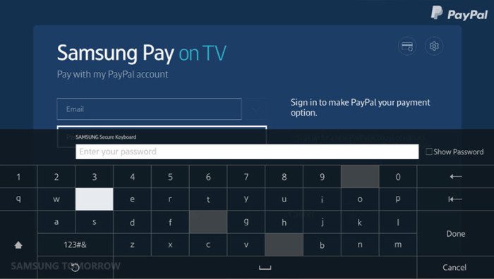 Samsung pay on TV 2