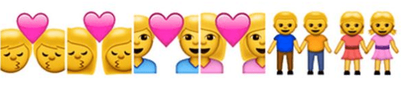 LGBT emojis