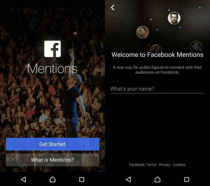 Facebook Mentions for Android