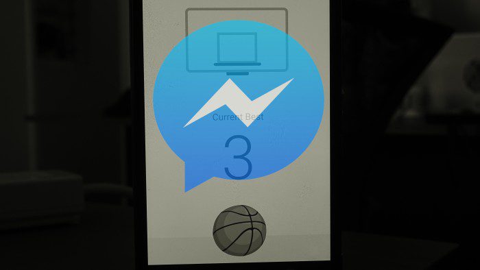 facebook-messenger basketball game