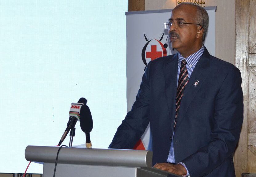 Secretary General Kenya Red Cross Society, Dr. Abbas Gullet