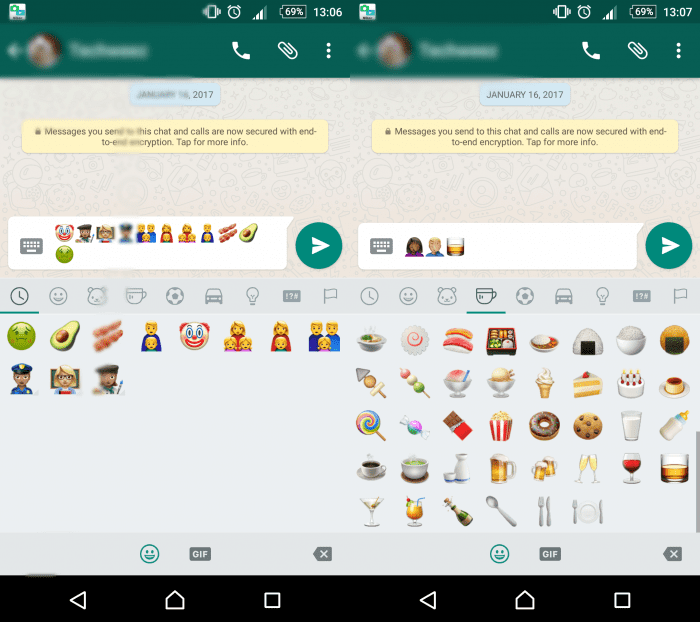 whatsapp new emojis