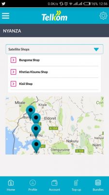 My Telkom App Shop Locator