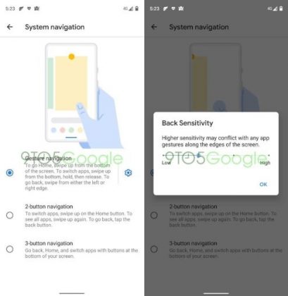 Android Q Gesture Navigation Set to Be Improved with Customizable Back ...