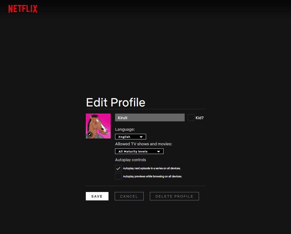 turning off autoplay previews on netflix