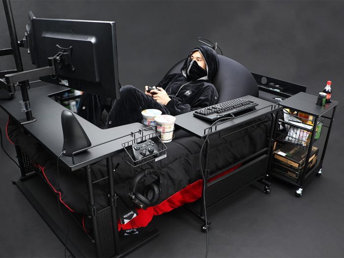 Gaming Bed Setup