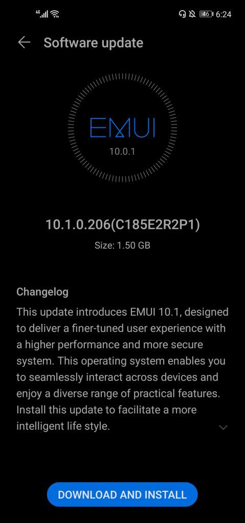 EMUI 10.1 Download Update