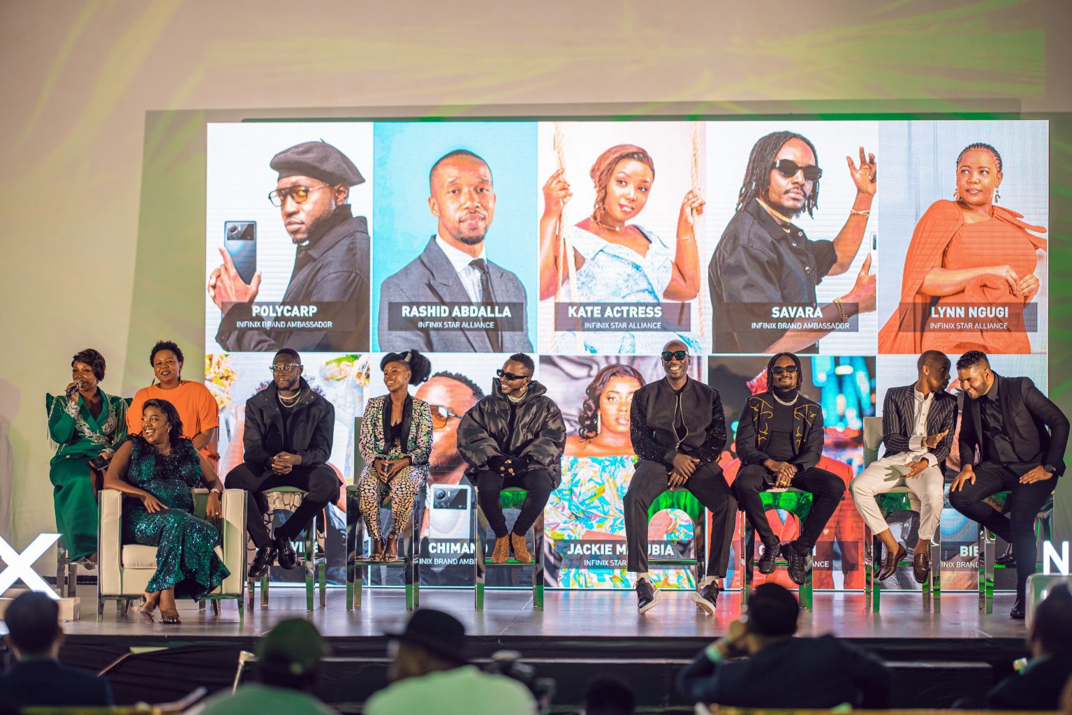 Sauti Sol together with Lynn Ngugi, award-winning actress Catherine Kamau-Karanja popularly known as Kate Actress and Chef Ali Mandhry. Other stars included actresses Jacky Vike and Jac