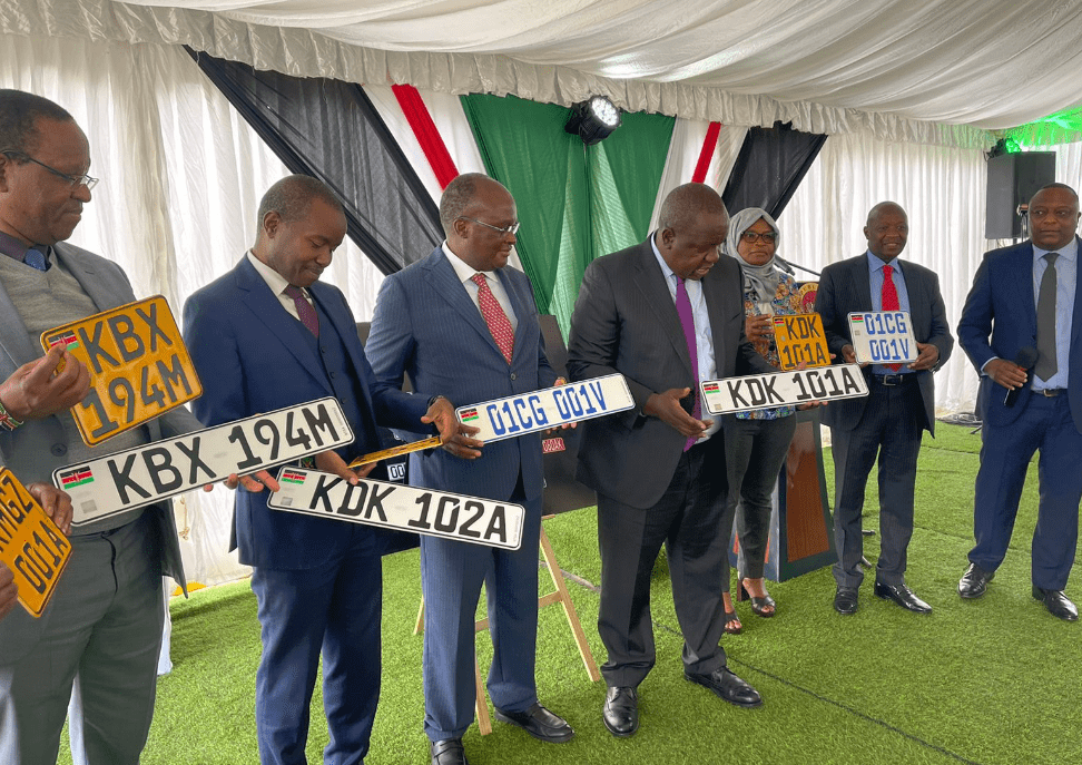 Kenya Launches New Digital Number Plates