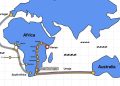 Umoja submarine cable from Kenya south africa to australia