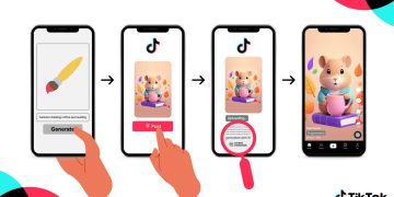AI Generated Content automatic labelling in Tiktok