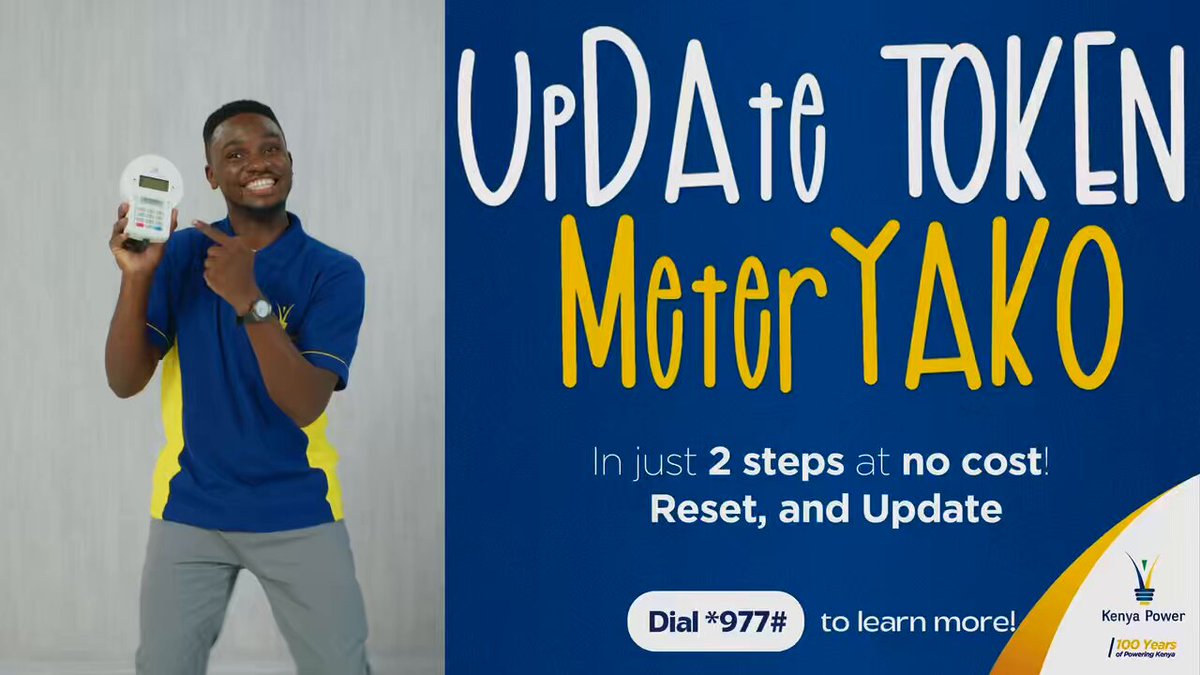 You Must Update Your Kenya Power Prepaid Token Meter To Load Tokens