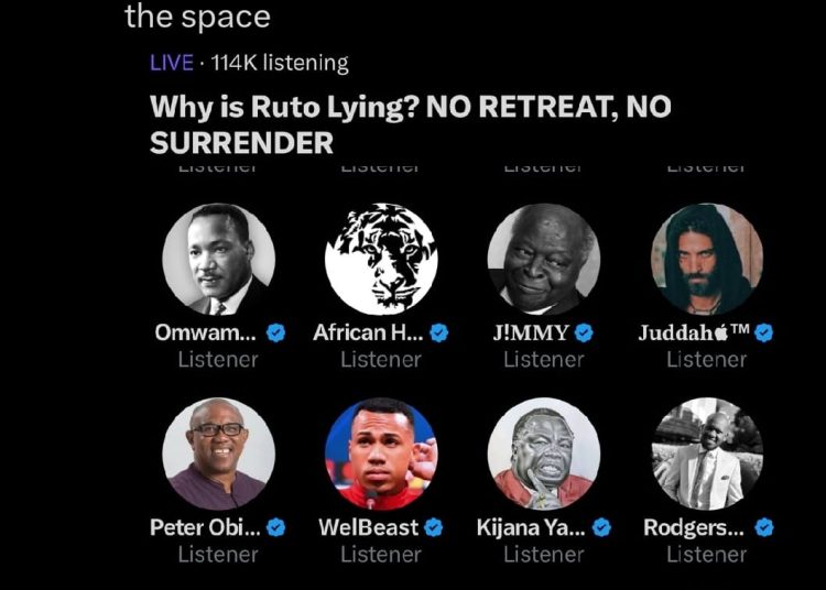 Kenyan Twitter Space Shatters Records
