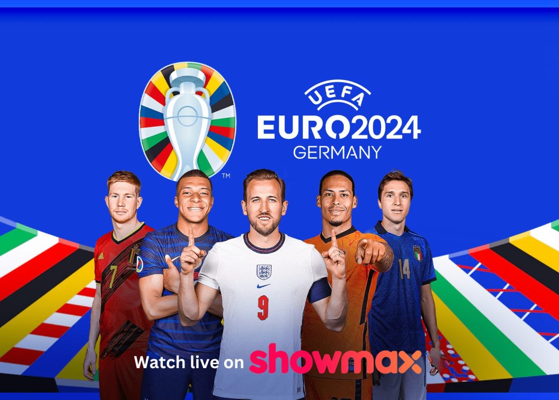 Showmax will air all 51 matches of the EURO 2024 live.