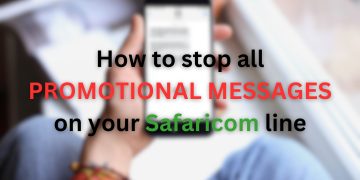 How to stop Safaricom promotional messages.