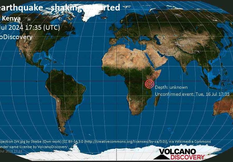 Earth Tremor Felt Across Nairobi. What Causes Tremors?