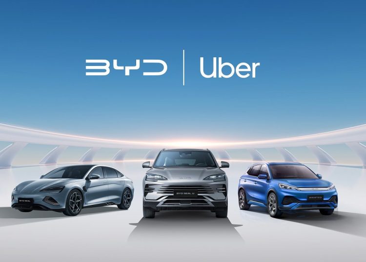 Uber Partners With BYD to Put Drivers in 100,000 EVs