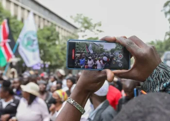 social media protests Kenya