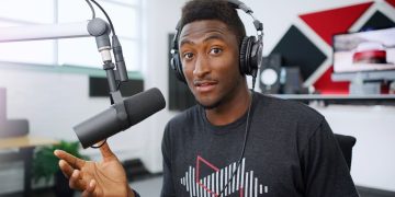 YouTuber Marques Brownlee, also known as MKBHD