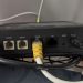Internet router with fiber connection