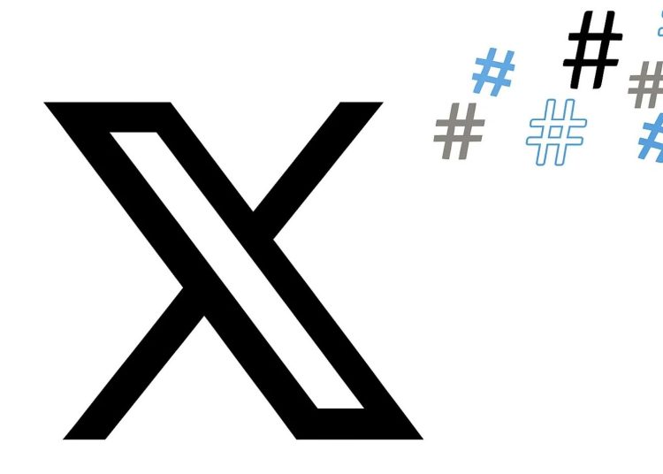 Hashtags on X