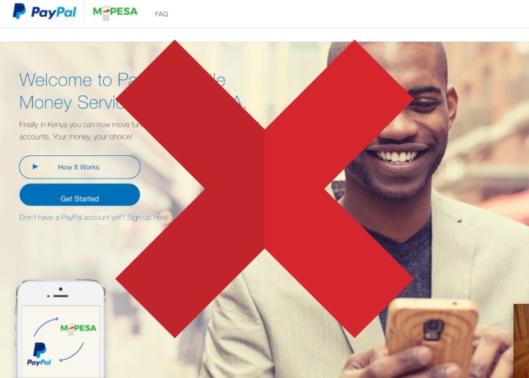 paypal mobile money mpesa