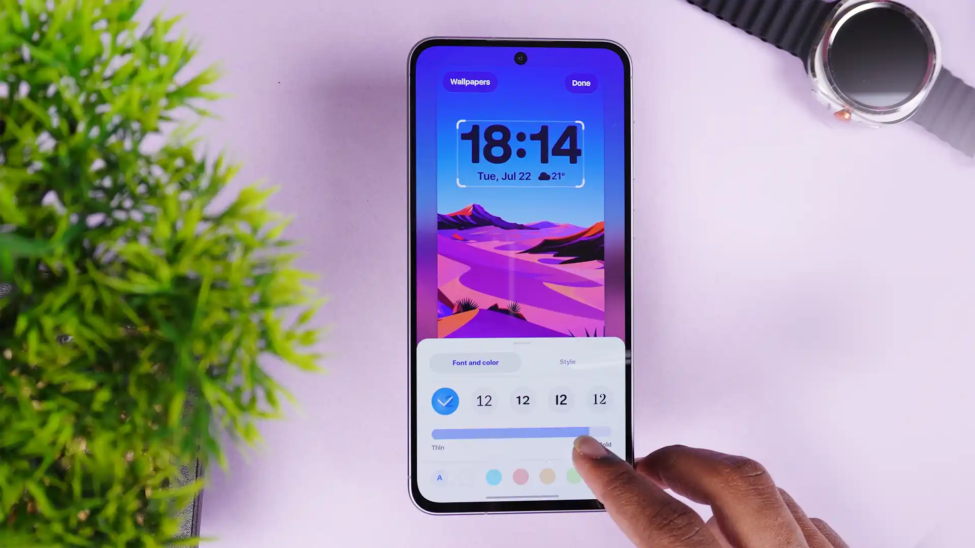 Samsung Galaxy A56 UI