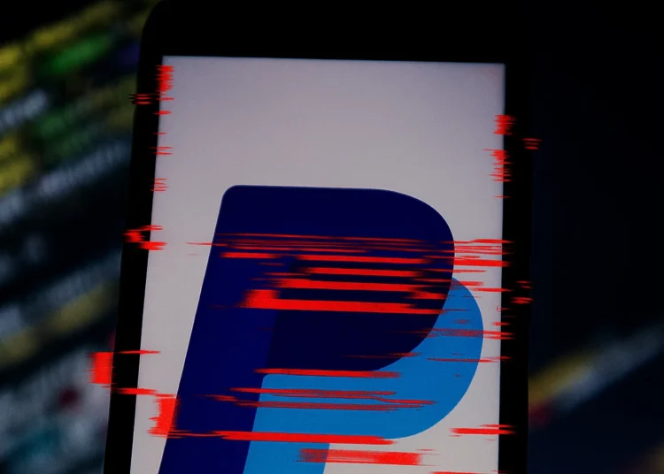 PayPal logins hacked