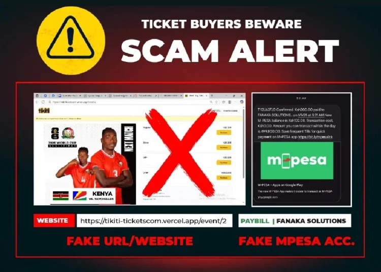 ake Ticket Scam Targets Harambee Stars Fans for World Cup Qualifier