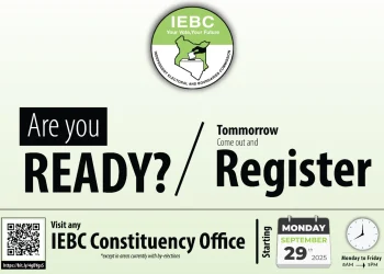 IEBC continuous voter registration for the 2027 elections has begun.